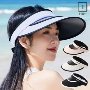 아일렌 PVC 바이저 자외선 이중방어 와이드챙 썬캡