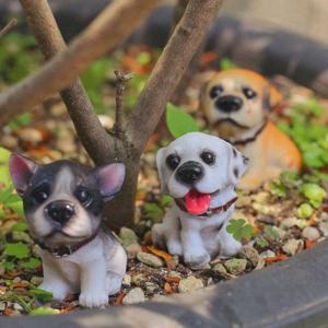 강아지 피규어 12종 세트 테라리움 화분 장식 미니어처