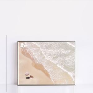 No.641(S)  Solace 여름 해변 감성 빈티지 필름 커플 무드 휴양지 사진 포스터