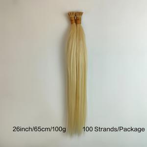 TEMU 100% 인간 모발 블론드 아이 팁 익스텐션, 18-26인치, 50g/100g - 모든 머리 유형에 자연스러운 룩, 사용하기 쉬움, 오래 지속되는 다용도 스타일링