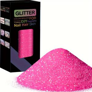 TEMU 육각형 바디 글리터 50g - DIY 화장품, 네일 아트, 헤어 & 스킨 액세서리용 혼합 컬러 세퀸, 100ml 미만 패키지, 쉬머 효과