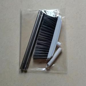 TEMU 1pc 33인치 긴 손잡이 스테인레스 스틸 빗자루, 거실, 침실, 욕실, 단단한 바닥 청소 도구