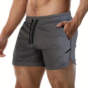 TEMU 여름에 편안한 청키한 주머니가 있는 남성용 허리 끈이 조절 가능한 반바지