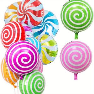 TEMU 12개 18인치 45cm 캔디 테마 파티 포일 풍선 생일 장식 알루미늄 필름 풍선 12개 색상 캔디 원형 포일 풍선 (랜덤 12색 혼합) 생일 파티, 기념일, 결혼식, 파티 또는 파티 장식, 사진 배경으로 사용하거나 독특한 파티 장면을 만들 수 있습니다. 이벤트에 더 많은 재미를 추가하세요.