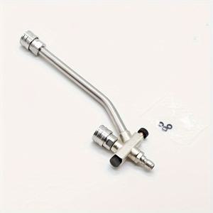 TEMU 프로페셔널 4000PSI 듀얼 랜스 압력 세척기 원뿌, 폼 캐논, 자동차 세척용 스테인레스 스틸 더블 노즐, 1/4 퀵 커넥트, 충전되지 않은, 배터리가 필요하지 않음