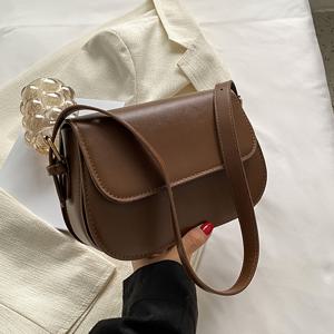 TEMU 여성을 위한 새로운 트렌디한 빈티지 스타일의 작은 가방, 다용도하고 패션적인, 손에 들거나 크로스바디로 적합합니다.|지갑|가죽가방