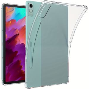 TEMU For Lenovo Tab P12 12.7인치(2023)용 투명 케이스 커버, for Lenovo Tab P12 12.7인치용 에어 하이브리드 슬림핏 충격 방지 크리스탈 보호 케이스 커버