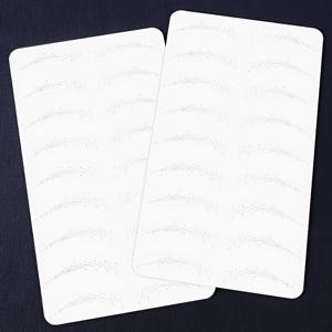 TEMU 실리콘 눈썹 스텐실: 선명하고 간결한 눈썹 윤곽을 위한 포인트 형태의 소모, 자수 초보자가 라인 눈썹을 마스터하는 데 완벽합니다.