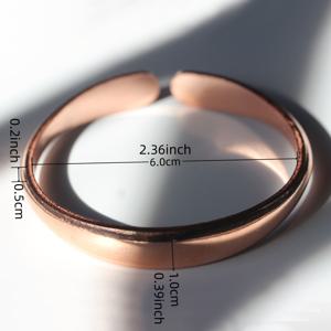 TEMU 그녀의 아름다운 스타일의 보라색 구리 팔찌, 남녀 모두에게 적합하며, 일상적인 착용과 파티 선물로 적합합니다.