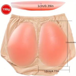 TEMU 여성용 실리콘 엉덩이 패드 - 엉덩이 리프트 & 쉐이핑, 허벅지 마찰 방지, 머핀 탑 숨기기, 곡선 강화, 세탁 불가, 우아한 디자인, 레깅스에 완벽한 핏, 레깅스 액세서리 | 곡선 강화 | 실리콘 제작, 엉덩이 강화기