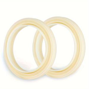TEMU 브레빌 바리스타 익스프레스 BES870/BES870XL용 2개입 54mm 실리콘 스팀 링 가스켓 - 내열성, 머신 교체용 쉬운 설치 씰, 베이지, 뜨거운 물 방지 | 딱 맞는 가스켓 | 내구성 있는 씰링