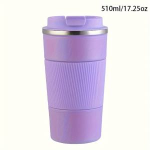 TEMU 스테인리스 스틸 진공 단열 여행 머그잔, 380ml/510ml, 누수 방지, 뚜껑이 있는 이중벽 텀블러, 휴대용 및 단열 스포츠 물병, BPA 프리 - 피트니스, 자동차 사용, 뜨거운 및 차가운 음료, 데이, 어머니의 날, 추수감사절, 크리스마스, 아버지의 날 선물 - 2 사이즈, 1개 세트|텀블러