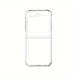 TEMU 삼성 갤럭시 Z Fold6 Z Fold5 Z Fold4 Z Fold3 Z Flip6 Z Flip5 Z Flip4 Z Flip3 휴대폰 케이스 DIY 패턴 커스터마이징 4구석 보호 투명 생일 선물 휴일 선물 보호 커버