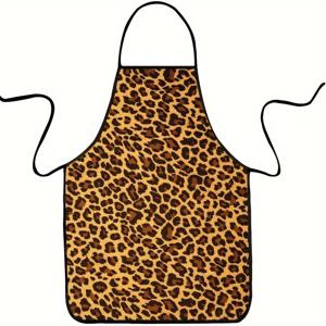 TEMU 프린트 주방 앞치마 - 남녀공용 요리 바비큐 파티 비즈니스 공예, 세척이 쉬움