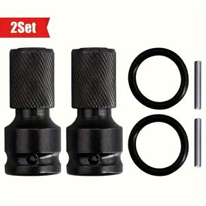 TEMU 2-Pack S2 강철 자성 십자 드라이버 비트, 사각형에서 1/4