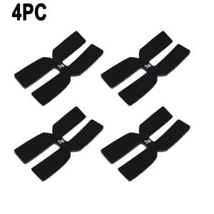 TEMU 4pcs 프로 테니스 H 자형 실리콘 라켓 무게 스트립, 배드민턴 액세서리에 대한 고성능 고무 그립 테이프, 레드 / 블랙 / 그린