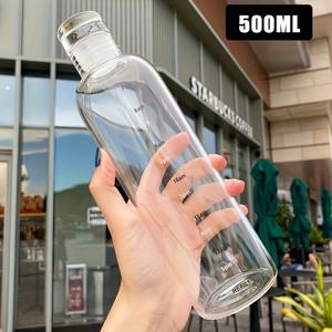 TEMU 누수 방지 및 내구성 있는 대용량 물병, 시간 표시기 포함 - BPA 프리, 남녀 공용 경량 디자인 - 아이스 커피 및 음료에 적합, PPSU 측정 컵, 야외 사용, 손세척