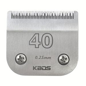 TEMU KBDS #40 분리 가능한 A5 애완견 그루밍 클리퍼 블레이드, 대부분의 Andis, Oster, Wahl, Heiniger A5 스타일 클리퍼와 호환, 탄소강 동물용 블레이드 사이즈 1/100