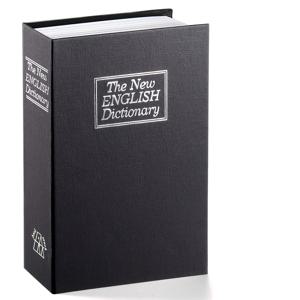 TEMU 비밀번호 자물쇠, 현금 상자, 수집 상자, 작은 사전 책 금속 금고, 귀중품 보관 상자, 어디에나 두기에 적합하고 선물로도 사용할 수 있는 작은 시뮬레이션 책 금고
