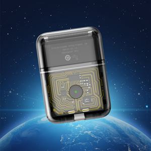TEMU GEFENG 남성용 전기 면도기, 트리플 블레이드 반복 트리머, 무선 및 USB 충전식, 정밀한 옆모습 관리, 세척 가능, 850mAh 리튬 배터리 및 저장함 포함