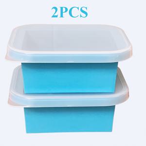 TEMU 2 500ml 실리콘 사각형 국_Boxes Lid, Freezer Box, Ice Box Juice, Soup, Sauce, Freezer Box, Dishwasher, Freezer, Oven Safe, Stackable Lunch Box, Christmas 및 다양한 태양력 용어에 적합합니다