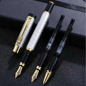 TEMU 이리듐 펜촉이 있는 3개 세트 금속 만년필 (0.38mm/0.5mm/1.0mm) - 글쓰기 및 그림 그리기에 이상적, 완벽한 휴일 선물