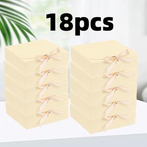 TEMU 6/18pcs 종이 포장 상자, 화려한, 결혼식, 생일, 세례, , 이드, 부활절, 어머니의 날, 크리스마스, 보석 제조 디스플레이 및 포장 용품, 용량 <3.2 큐빅 피트, 높이 <27 인치, 전원 없음, 독립 사용