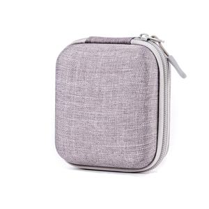 TEMU MacBook Air/Pro용 내구성 있는 EVA 충전기 및 케이블 보관 가방 - 메쉬 포켓이 있는 보호 전원 공급 장치 정리함, 회색, 기술 액세서리 저장소 | 디자인 | 안전한 지퍼 클로저