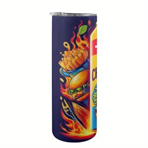 TEMU 1개, 스테인리스 스틸 보온/보냉 물병. 20oz, 뚜껑과 빨대가 있는 텀블러, 여름/겨울 여행용 음료기