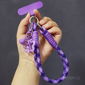TEMU 여성용 강력하고 내구성이 뛰어난 짧은 스타일의 휴대폰 끈 손목줄, 범용 방실 모바일 폰 케이스
