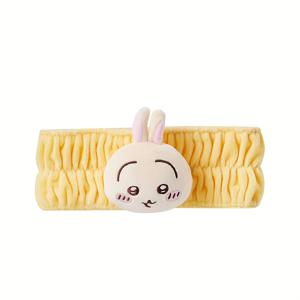 TEMU MINISO 만화 치카와 시리즈 3D 만화 3D 헤드밴드 귀여운 하치와 헤드밴드 욕실 세척 헤드밴드 여성 선물