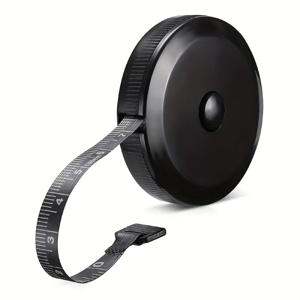 TEMU 1pc Softtouch 60In 접이식 테이프 측정기 - 양면 계량, 금속 블레이드, 양성 잠금, 수제, 디자인, 신체 측정 및 공예에 완벽합니다.