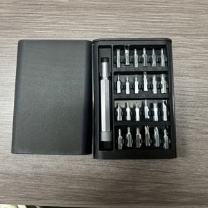 TEMU 25개 정밀 드라이버 세트, 다기능 수리 도구, 내구성 있는 플라스틱, 무충전, 다양한 나사 머리 포함, 휴대전화 및 태블릿 분해용