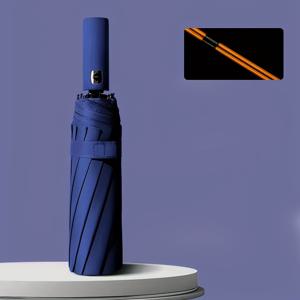 TEMU 24개의 강력한 프레임, 휴대용 및 바람에 내성을 갖춘 고급 자동 우산, 햇빛과 비가 오는 날 모두에 적합합니다.