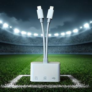TEMU 아이폰/아이패드 프로/타입-C용 3in2 SD 카드 리더, 멀티기능 휴대폰 OTG 컨버터, USB/SD/TF 카메라 카드 리더, 플래시 드라이브, 야외 사진 촬영용 리더, 앱 없이 바로 사용 가능한 모바일 폰 OTG 어댑터