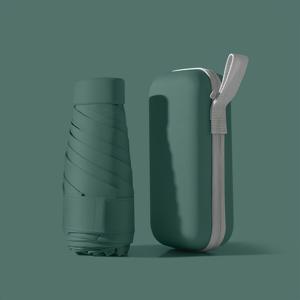 TEMU 단색 접이식 우산, 보관함이 있는 편리한 우산, 6개의 튼튼한 강화 섬유, 캐주얼한 경량, 남성과 여성 모두에게 적합한 휴대용 우산, 어머니의 날, 할로윈, 크리스마스에 완벽한 선물, 친구에게 가장 좋은 선물 중 하나|폴딩박스