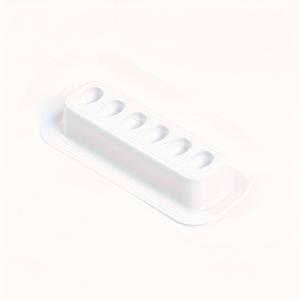 TEMU 100개 플라스틱 속눈썹 접착제 홀더 트레이 래쉬 익스텐션 접착 스탠드 패드 스트립 모양의 플라스틱 가스켓 팔레트 메이크업 보조 도구