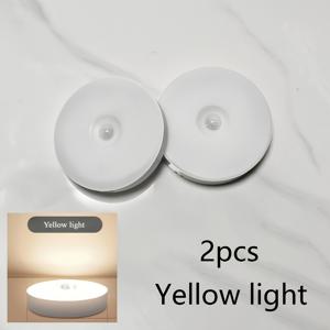 TEMU 2개/3개 소형 야간 조명 자석 흡입 단계 조명, 실내 USB 충전 스마트 센서 조명, 120° 초광범위 감각 범위, 충전 케이블 포함, 어디든지 붙일 수 있음, 옷장, 문, 복도, 발코니, 독서 조명 따뜻한 흰색/흰색