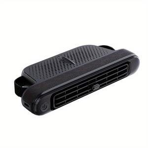 TEMU USB 전원 차량 시트 팬 - 차량 헤드레스트 및 백레스트 냉각을 위한 3단 조절 속도, 차량 내 편안성을 향상시키기 위한 잎 없는 디자인, 배터리 필요 없음 - 운전자 및 승객에게 이상적 - 여름 및 따뜻한 날씨에 완벽|차량용선풍기