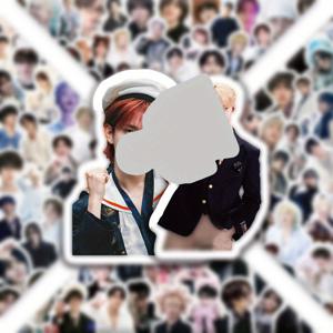 TEMU 100개의 K-POP 테마 스티커 세트, 세븐틴을 특징으로 - 노트북, 수하물, 물병 등에 개인화할 수 있는 완벽한 스티커 세트 - 음악 팬을 위한 훌륭한 선물입니다.