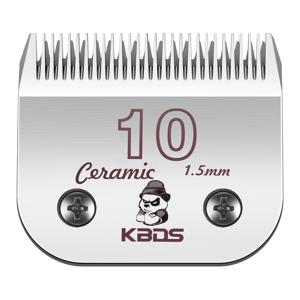 TEMU KBDS 10# 분리 가능한 세라믹 애완동물 클리퍼 블레이드, 대부분의 안디스(Oster), A5 클리퍼와 호환 가능