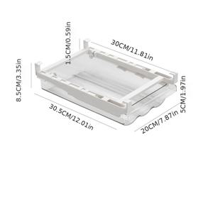 TEMU 냉장고 서랍 용 1pc 또는 2pcs 계란 트레이 투명 냉장고 계란 서랍 장치 냉장고 계란 트레이 계란 컨테이너 RV 냉장고 부품