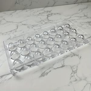 TEMU 플라스틱 초콜릿 성형기, 반구형 초콜릿 캔디 도구, 베이킹 주방 용품, 주방 가전제품, 주방 액세서리