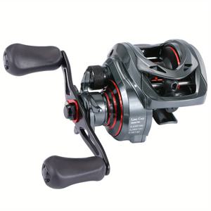 TEMU Sougayilang 경쟁적인 바이트캐스팅 낚시 릴 - 9+1BB, 8kg 드래그, 알루미늄 스풀, 양손용 핸들, trout, bass, catfish 및 더 많은 것에 이상적, 검은색/은색 마감, 낚시꾼을 위한 완벽한 선물, 낚시 릴
