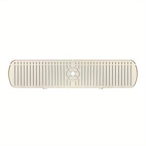 TEMU 1pc, 실리콘 배수 매트, 주방 싱크 스플래쉬 가드, 실리콘 물 캐처 매트, 뒤에 싱크 배수 패드, 고무 건조 매트, 주방 및 욕실 수조 보호, 주방 용품, 욕실 액세서리