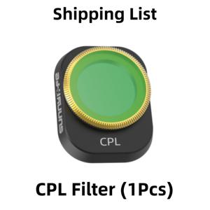 TEMU 1pc Sunnylife CPL 렌즈 필터 DJI Mini 4 Pro, 원형 금속 구조, 녹 방지, 배터리 필요 없음, 드론 사진 촬영을 개선합니다|드론