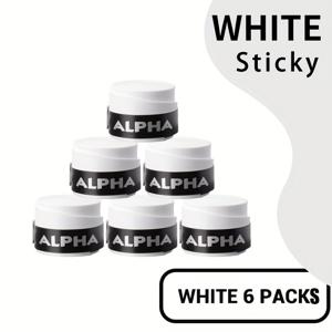 TEMU 【인기 선택】 6개입 ALPHA 땀 흡수 오버그립 테이프 - 미끄럼 방지, 통기성, 내마모성 테니스, 배드민턴, 낚싯대 & 픽클볼 패들용 - 멀티 컬러, 끈적임 & 건조 그립 강화제