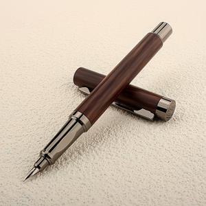 TEMU 우아한 건메탈 6036 만년필 클립 포함 - 와이드 니브, 스냅 캡, 메탈 바디 - 사무실 및 학교 용품에 완벽, 럭셔리, 만년필, 메탈, 문구류