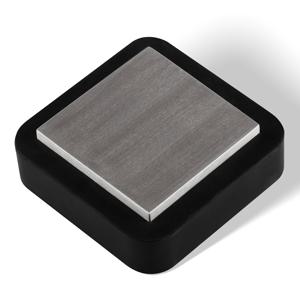 TEMU 금속 공예, 금속 스탬핑, DIY 작업에 적합한 열처리된 내마모성 고체 금속 벤치 블록과 함께 4인치 터프 고무와 3인치 강철 벤치 블록, 평면 정사각 모루를 가진 취미 공예용품