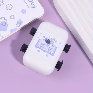 TEMU 1개, 2-in-1 더블 롤러 랜덤 곱셈 스탬프, 학생 연습 수학 계산 문제 생성 롤러 스탬프, 등교 학습 용품